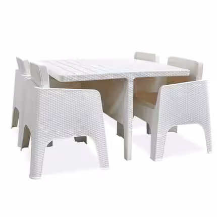 Commandez cette table jardin carrée 4 places en tunisie
