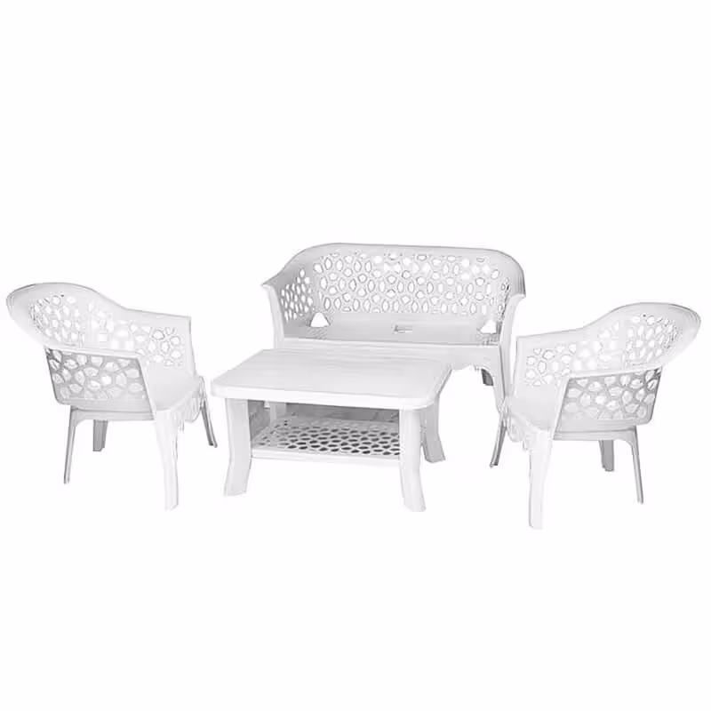 salon jardin en plastique pour 4 personnes en tunisie