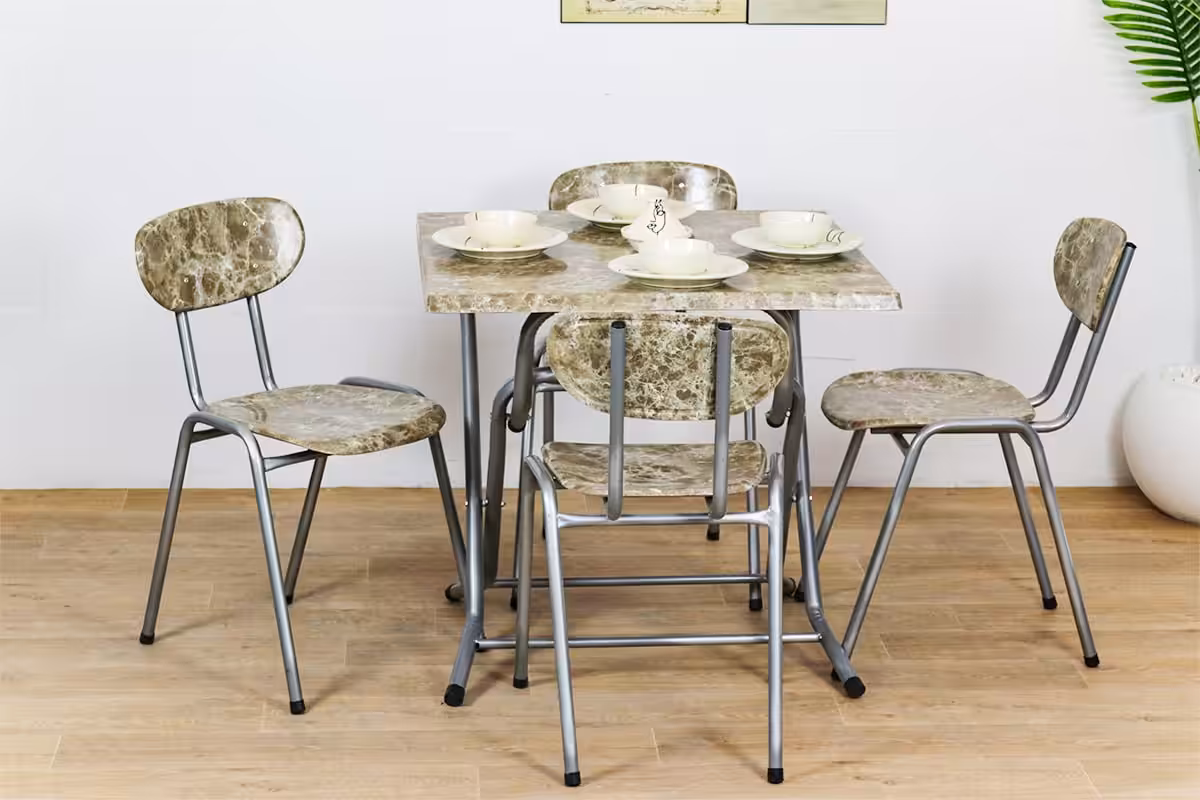 Table cuisine pliable effet marbre tunisie