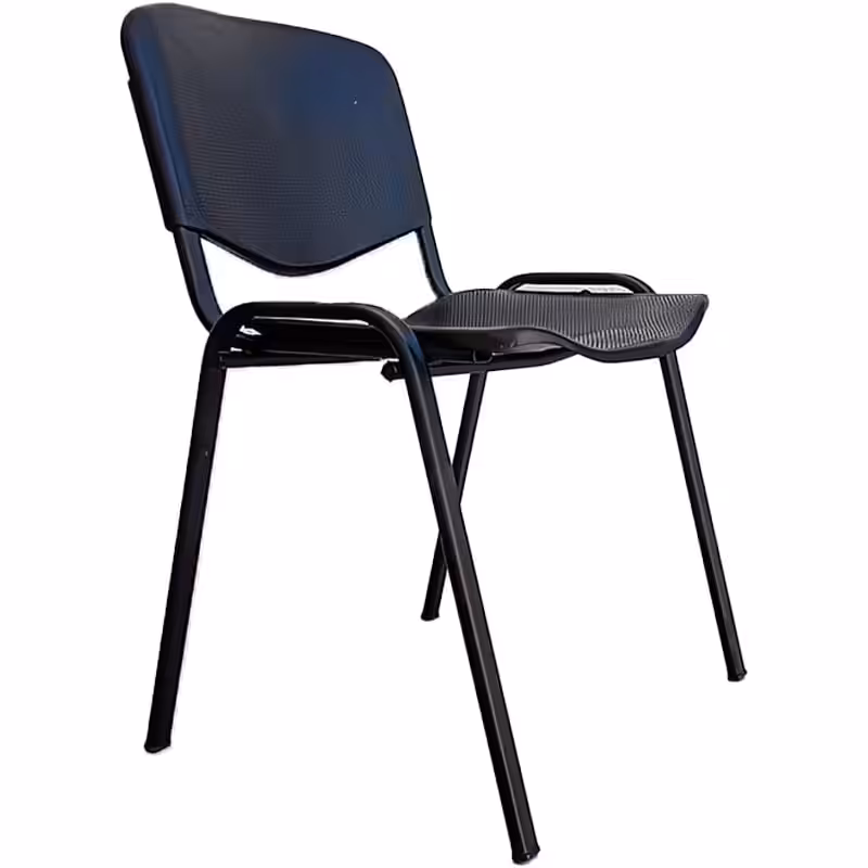 Chaise de réunion noir, confortable et élégante, idéale pour aménager une salle de réunion moderne en Tunisie. Livraison rapide à votre bureau en Tunisie