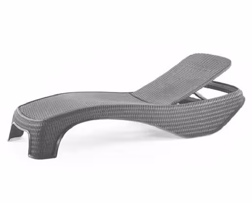 chaise longue résine gris en tunisie