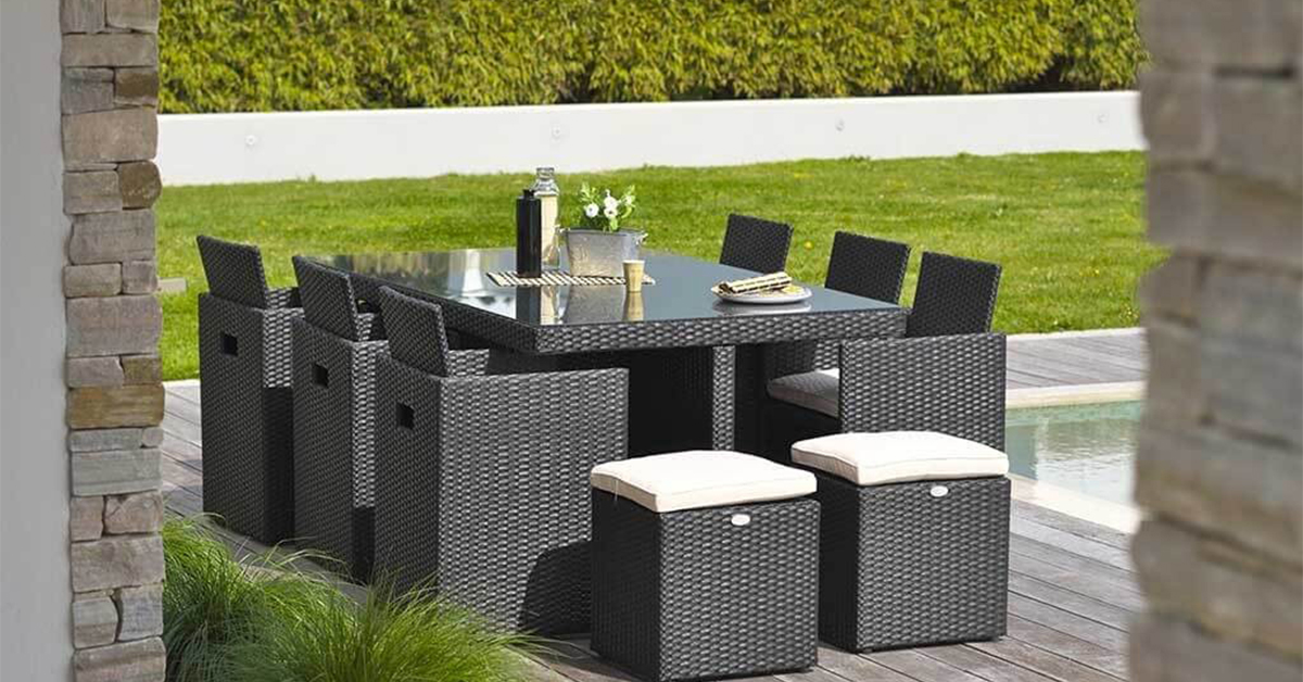 commander en ligne une table de jardin pour 6 personnes en tunisie