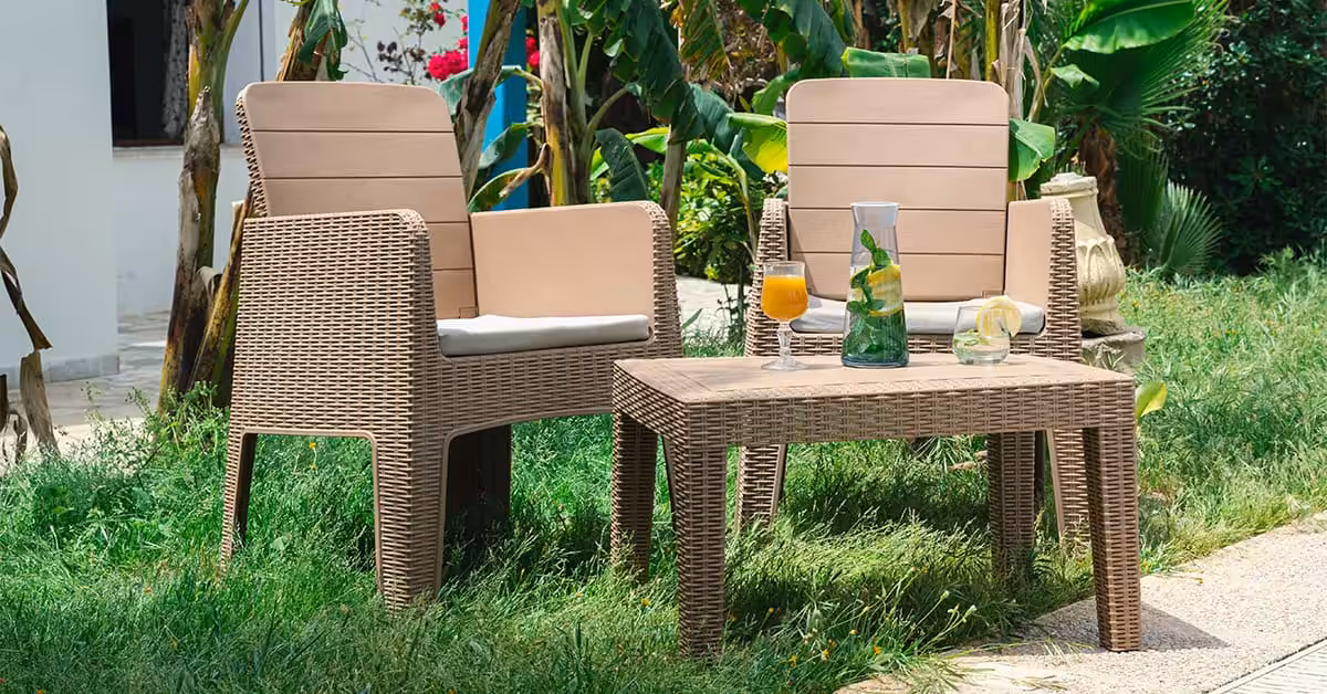 Salon de jardin résistant au soleil en tunisie