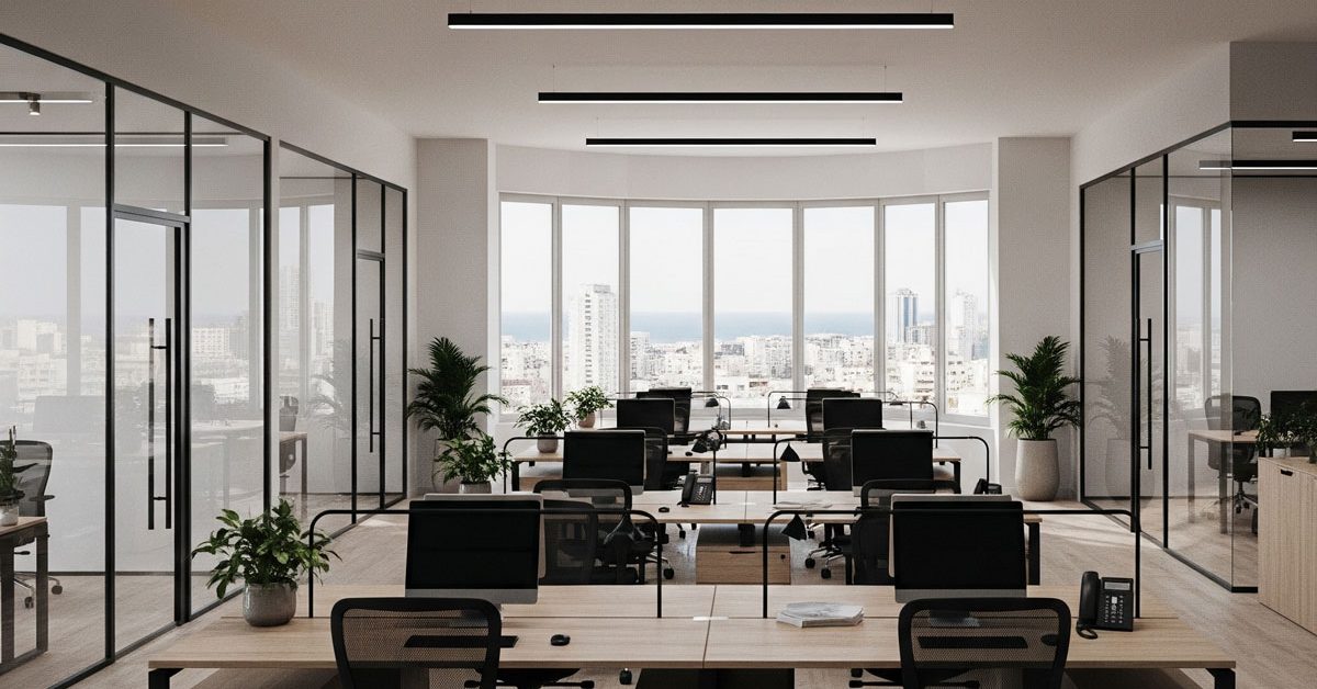 Bureau moderne équipé par fournisseurs meubles bureau Tunisie