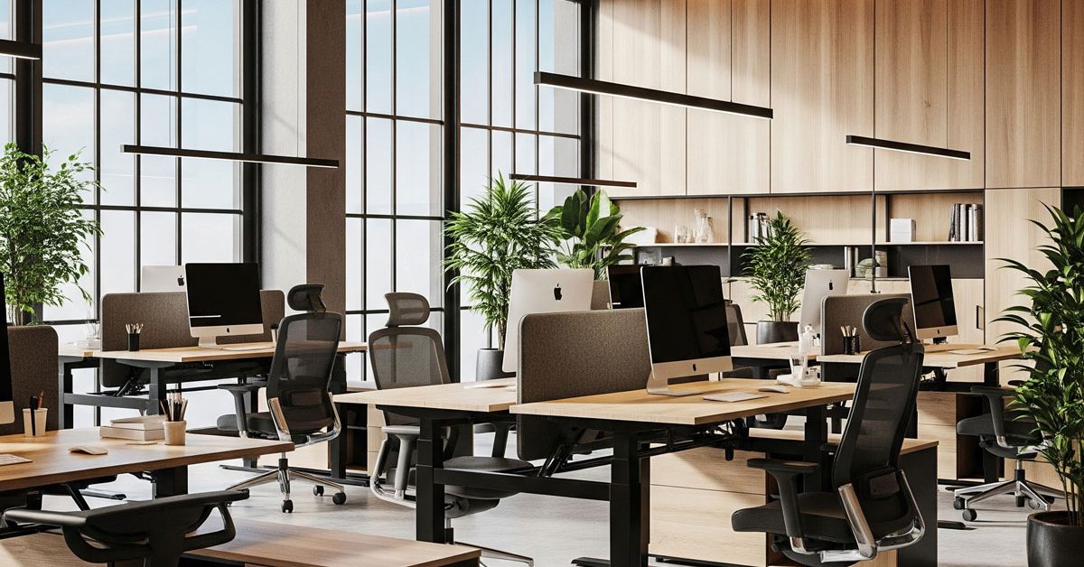 Tendances meuble bureau Tunisie 2025 open space moderne et ergonomique